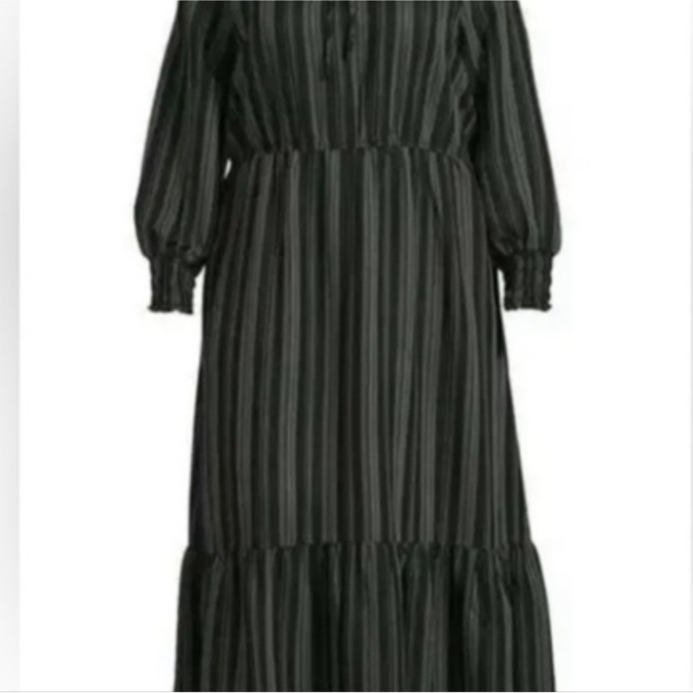 terra and sky peasant long sleeve maxi dress - Picture 4 of 8